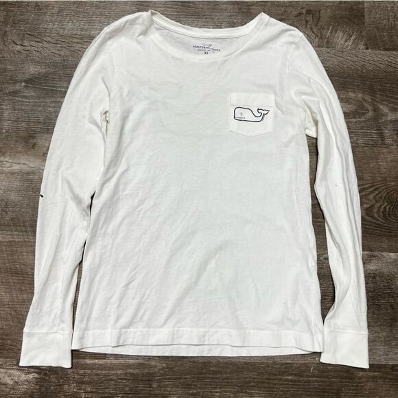 Vineyard Vines Long Sleeve White Shirt Size XS - Picture 1 of 8
